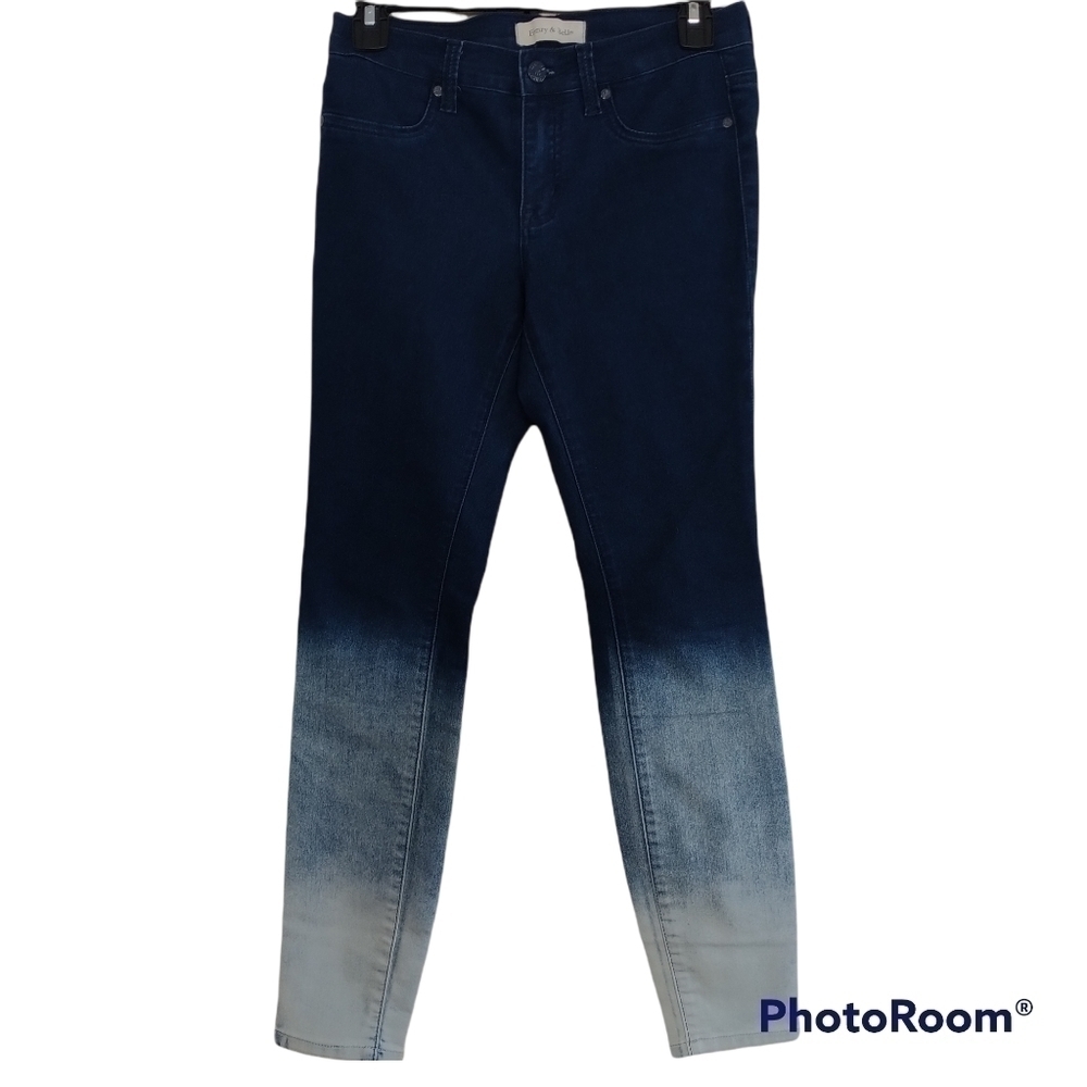 Henry & Belle SPLASH Super Skinny Ankle Jeans Sz 26